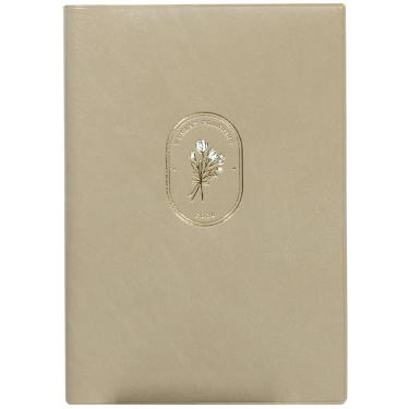 2026年1月始まり手帳 週間ブロック B6 ブルジョン ベージュ