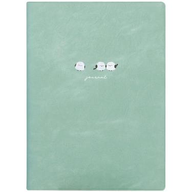 2026年1月始まり手帳 週間ブロック B6 シマエナガトリオ グリーン