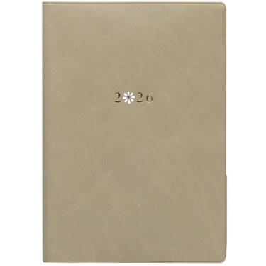 2026年1月始まり手帳 週間ブロック B6 ペタル ベージュ