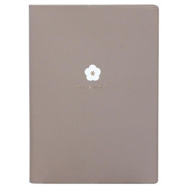 2026年1月始まり手帳 月間 B6 プリュネ グレー