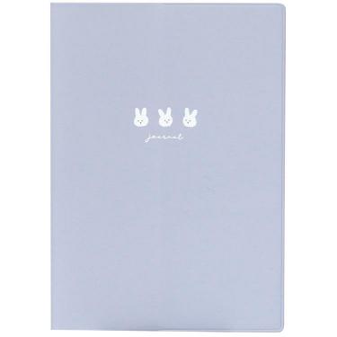 2026年1月始まり手帳 月間 B6 うさぎトリオ ブルー