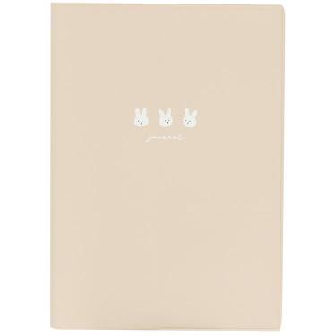 2026年1月始まり手帳 月間 B6 うさぎトリオ ベージュ