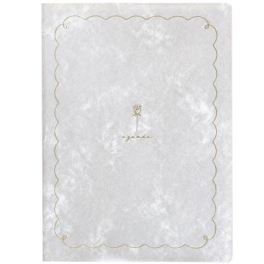 2026年1月始まり手帳 月間 B6 ローズ グレー