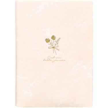 2026年1月始まり手帳 月間 B6 プチブーケ ホワイト