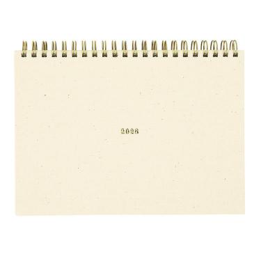 2025年12月始まり手帳 月間 A5 スケッチ クリーム