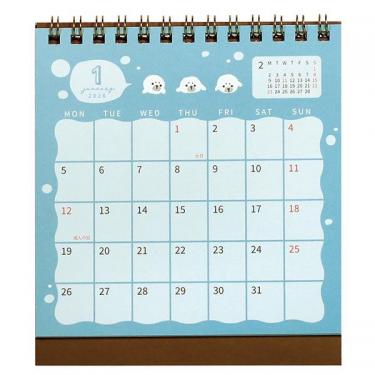 2026年1月始まりカレンダー 卓上 トリオ 水族館