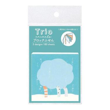 ブロックふせん トリオ水族館 チンアナゴ