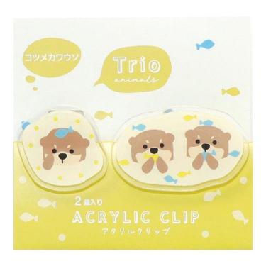トリオ水族館 アクリルクリップ コツメカワウソ