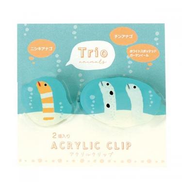 トリオ水族館 アクリルクリップ チンアナゴ