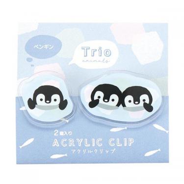 トリオ水族館 アクリルクリップ ペンギン