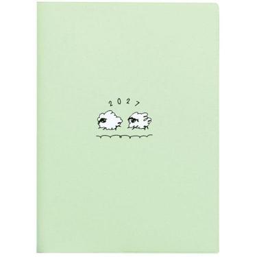 2027年1月始まり 月間 B6 かけっこひつじ グリーン