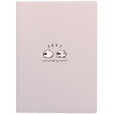 2027年1月始まり 月間 B6 かけっこひつじ ピンク