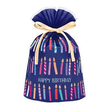 バースデーバッグ M キャンドル ネイビー