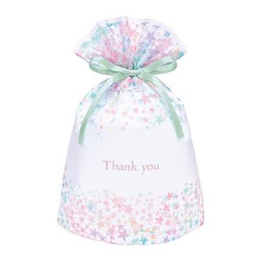 メッセージバッグ L サンキュー パステルスター