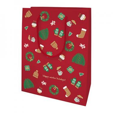 クリスマス キャリーバッグ M ハッピーホリデー