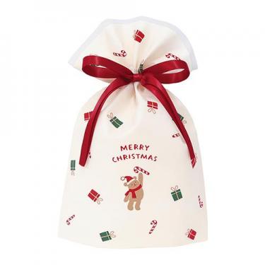 クリスマス グリーティングバッグ M キャンディベア