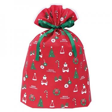 クリスマス グリーティングバッグ 3L テディベア