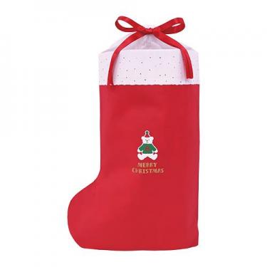 クリスマス ブーツバッグ L テディベア