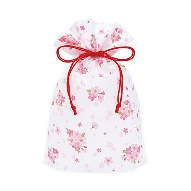 春柄 巾着袋 S 小花