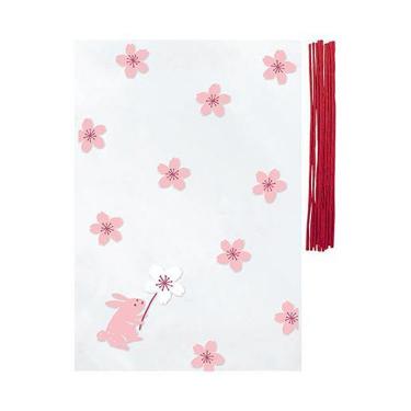 春柄 小分け袋 M 花うさぎ