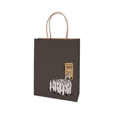 キャリーバッグ M ニョロニョロ クラフト グレー