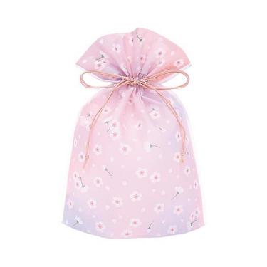 春柄 巾着袋 M 小桜 ピンク