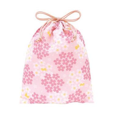 春柄 巾着袋 さくらと蝶々