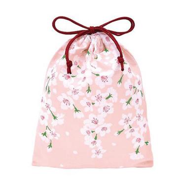 春柄 巾着袋 しだれ桜