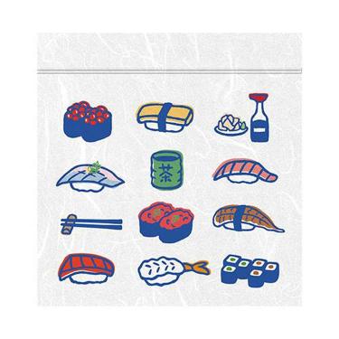 ジッパーバッグ SS 和柄 寿司