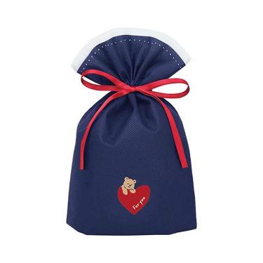 ギフトバッグ SS ハートベア ネイビー