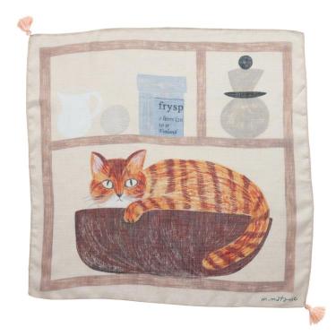 タッセルクロス 60×60cm Stripe