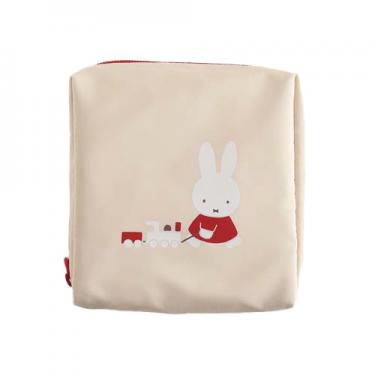 スクエアポーチ ミッフィー ベージュ