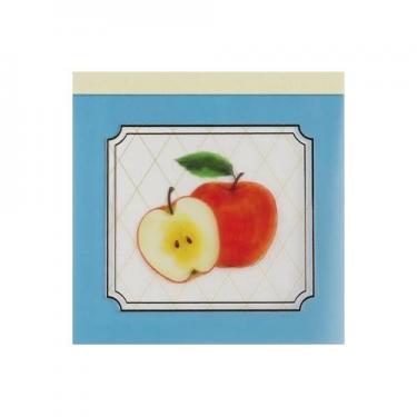メモパッド・スクエア カラーフルーツ アップル