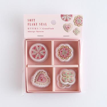 箱入りソフトフレークシール KUNIKA ピンク