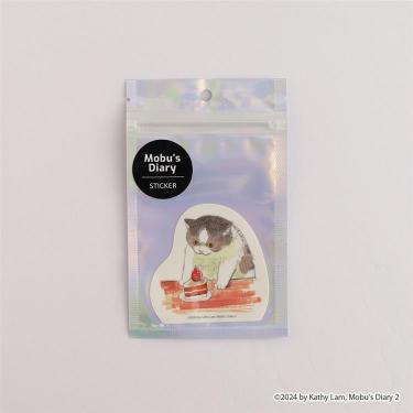 ステッカー 黒山キャシー・ラム ケーキ