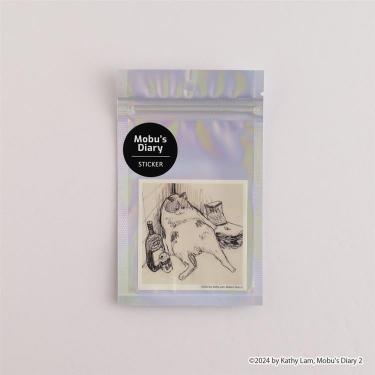 ステッカー 黒山キャシー・ラム ドリンク