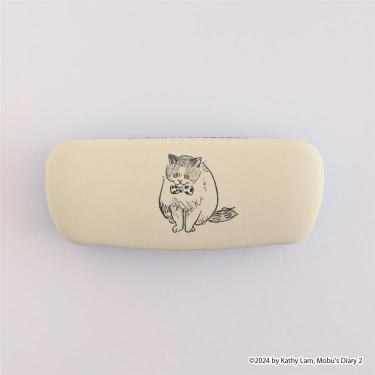 メガネケース&クロスセット 黒山キャシー・ラム リボン