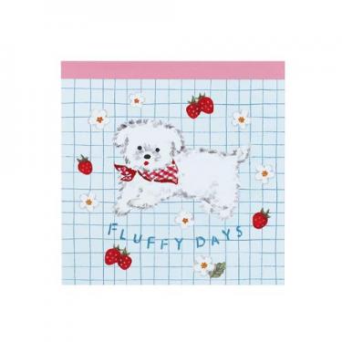 メモパッド・スクエア 利光春華 ストロベリードッグ