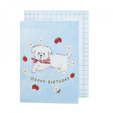 バースデーカード 利光春華 ストロベリードッグ