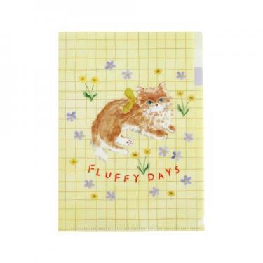 A5ポケットクリアファイル 利光春華 イエローリボンキャット