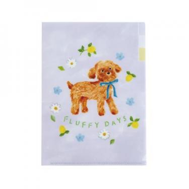 A5ポケットクリアファイル 利光春華 ブルーリボンドッグ