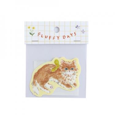 ステッカー 利光春華 イエローリボンキャット