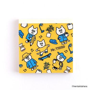 スクエアメモパッド キタハラケンタ パターン