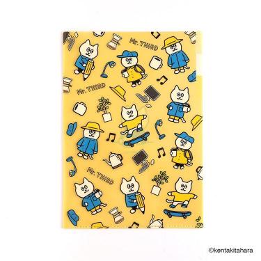 ポケットクリアファイル A4 キタハラケンタ パターン