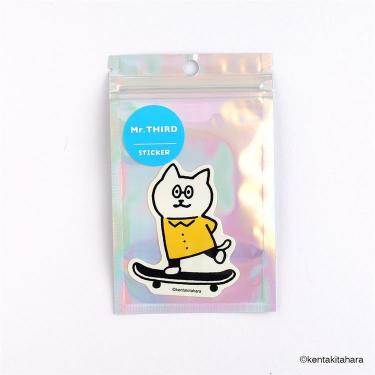 ダイカットステッカー キタハラケンタ スケーター