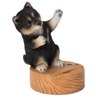 Dancing黒柴犬のスマホスタンド