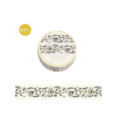 マスキングテープ 花スケッチ