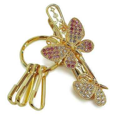 バッグキークリップ CLー45 ピンクミックス スリーカラット