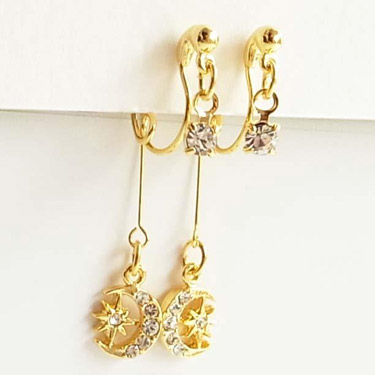 ループフィット LPF301 ゴールド/クリア/月 スリーカラット