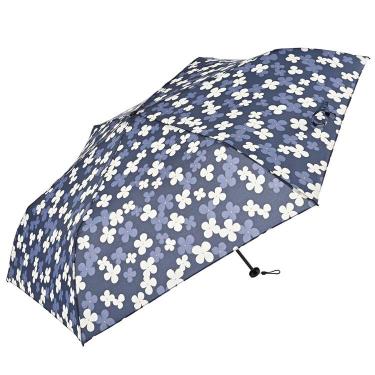 折りたたみ傘 ハンナカーボン軽量ミニ55 ネイビー スマートライト